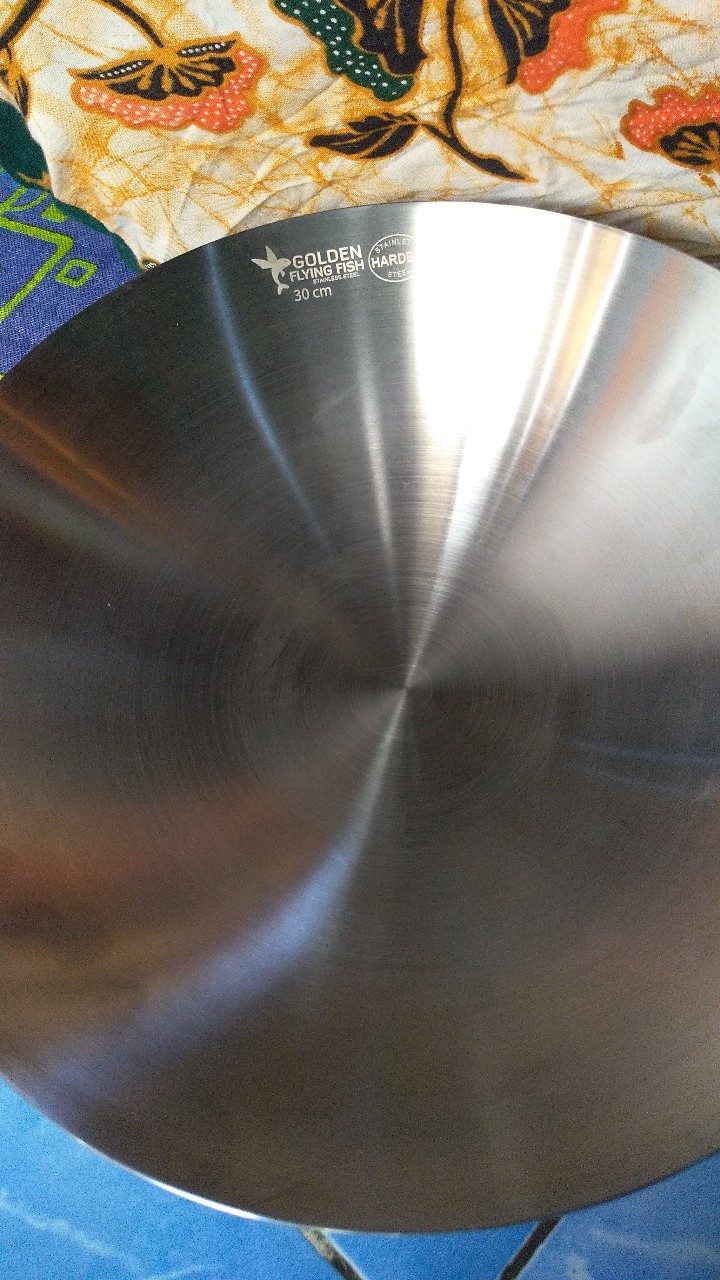 Wajan Stainless Steele Harden Golden Flying Fish Anti Lengket Terlaris