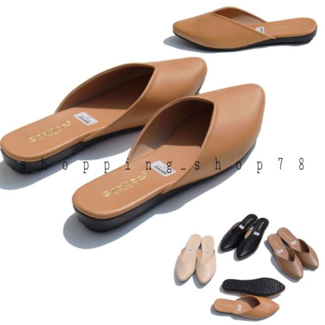 Jz810 Sepatu Selop Flat Shoes Wanita Gratica Mi 09