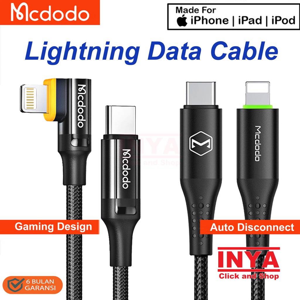 KABEL DATA LIGHTNING MCDODO DATA CABLE SERIES - iPhone