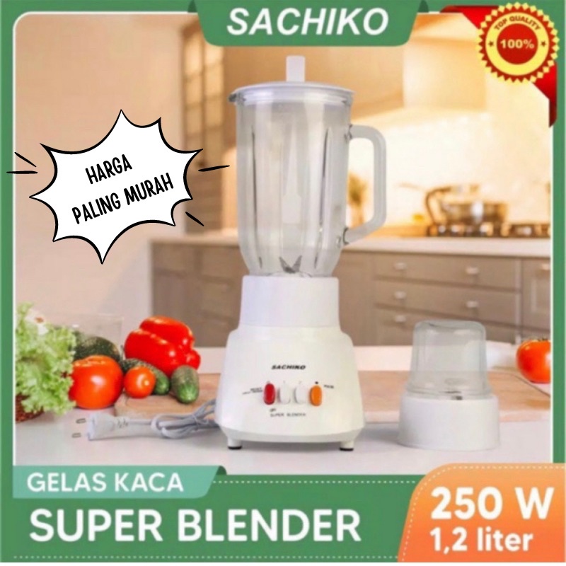 BLENDER MURAH SACHIKO KACA 250W