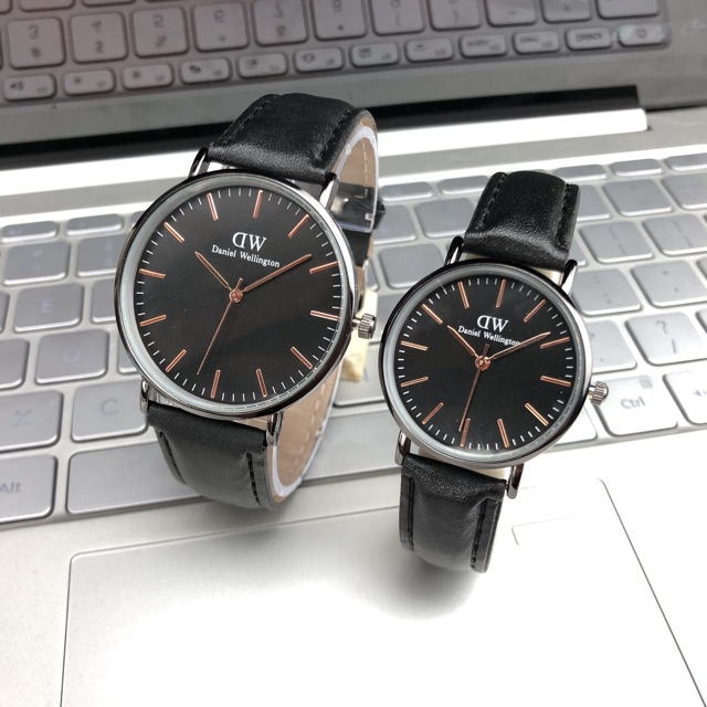 COD✅ Jam tangan couple kulit pria wanita jam polos fashion mural s1020