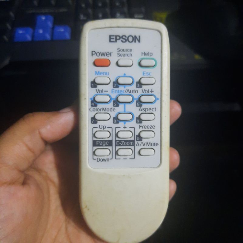 REMOTE REMOT PROYEKTOR PROJECTOR EPSON 145663900 ORIGINAL ASLI