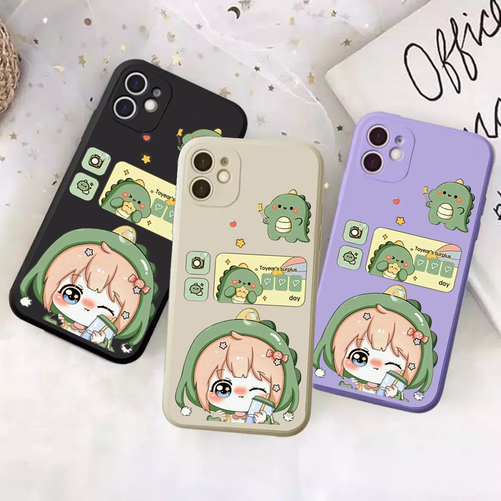 Case Samsung A10s/J2 Prime/A02/A02s/A22 4G/A11/M11/A12/M12/A03 Core/A03/A03s Dino| Casing Bergambar 