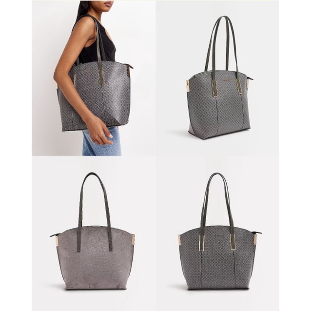 Tote Bag River Island Original - GREY RI SHOPPER BAG
