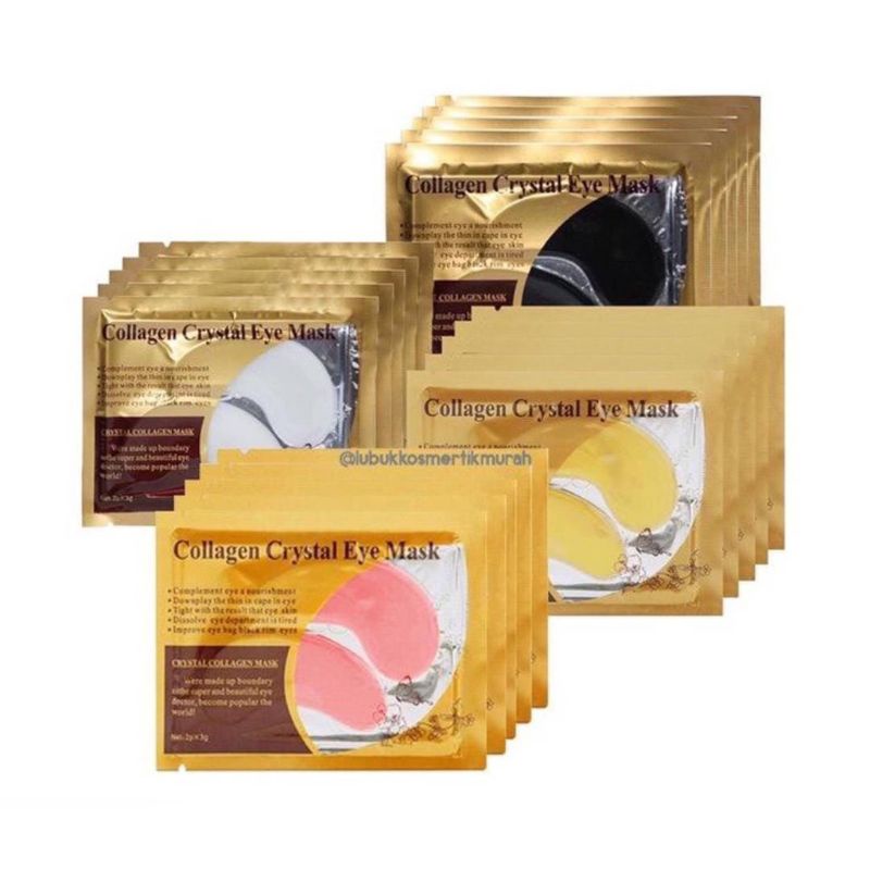 [ bisa COD] ~ MASKER MATA COLLAGEN CRISTAL EYES MASK