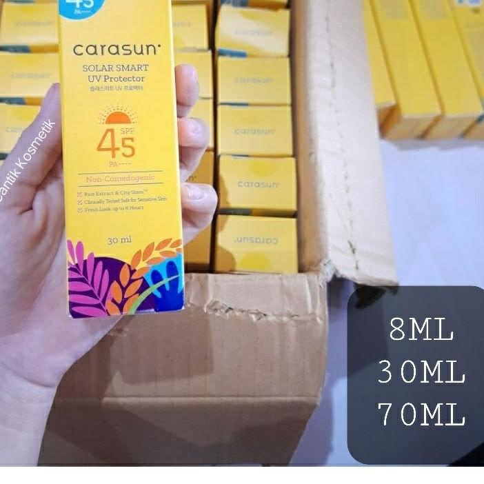 Baru Carasun Solar Smart UV Protector Spf 45 PA++++/Carasun Sunscreen/Carasun 70ml/Carasun Sunscreen
