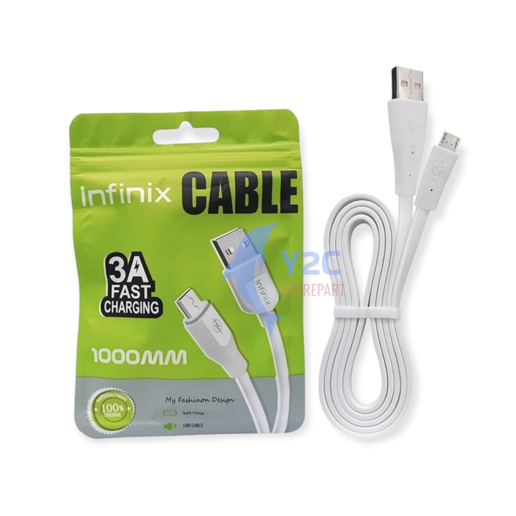 KABEL DATA INFINIX MICRO ORIGINAL USB CHARGER INFINIX SMART 4 SMART 5 HOT 9 HOT 10 HOT 10 PLAY