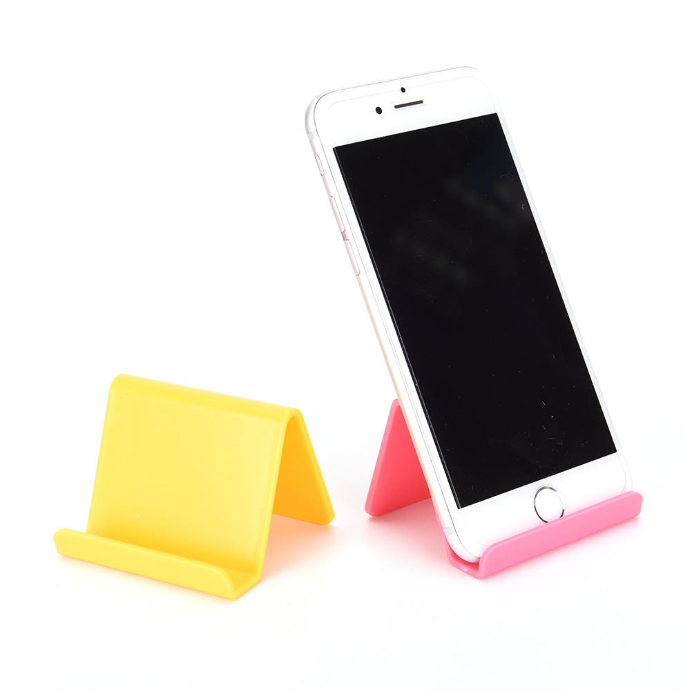 [Bayar di Tempat] Mobile Phone Holder Candy Portable Phone Fixed Cute Simple Debris Storage