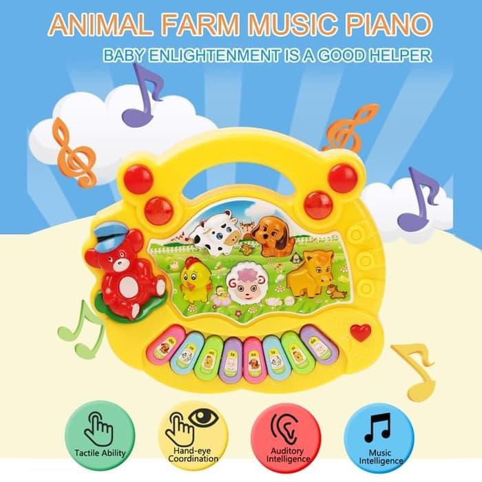 Albama - Mainan Piano Anak Bayi / Mainan Musik Piano Bayi / Mainan Edukasi Bayi / Baby Musical - Mod