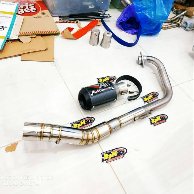 Knalpot Racing AR AUSTIN RACING Vixion Sonic R15 Verza Cb150r Gsx