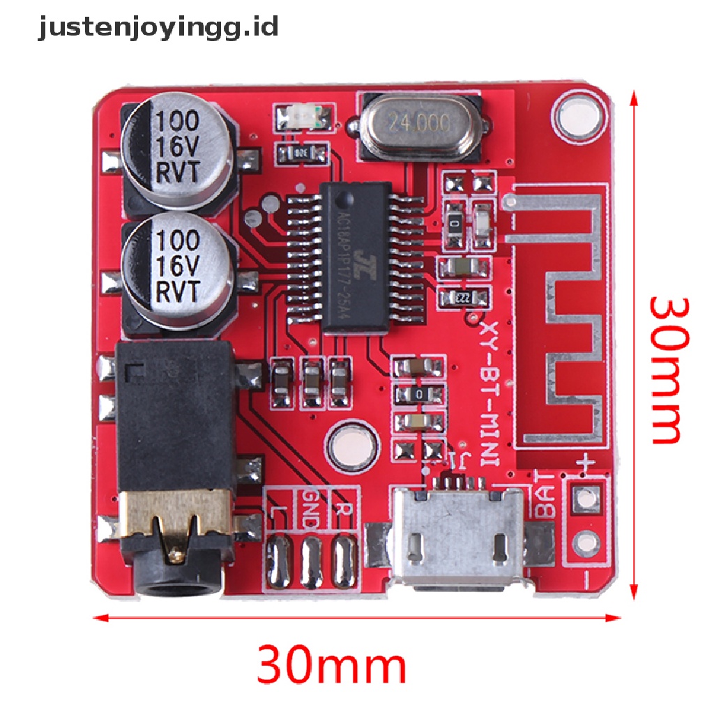 Modul decoder mp3 wireless bluetooth Dengan Kartu tf 3.7-5v