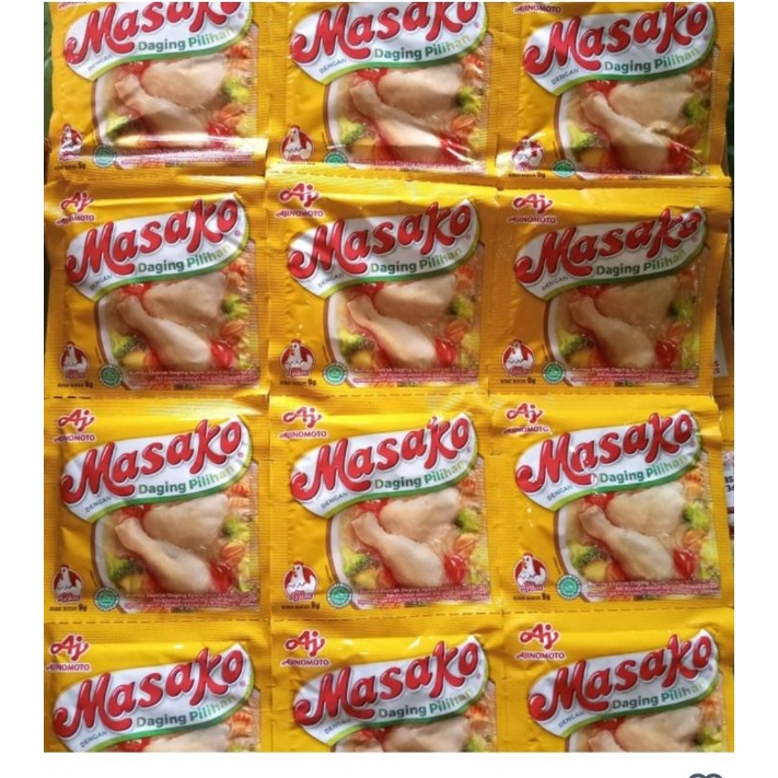

Masako rasa ayam 1 renceng 12 sachet