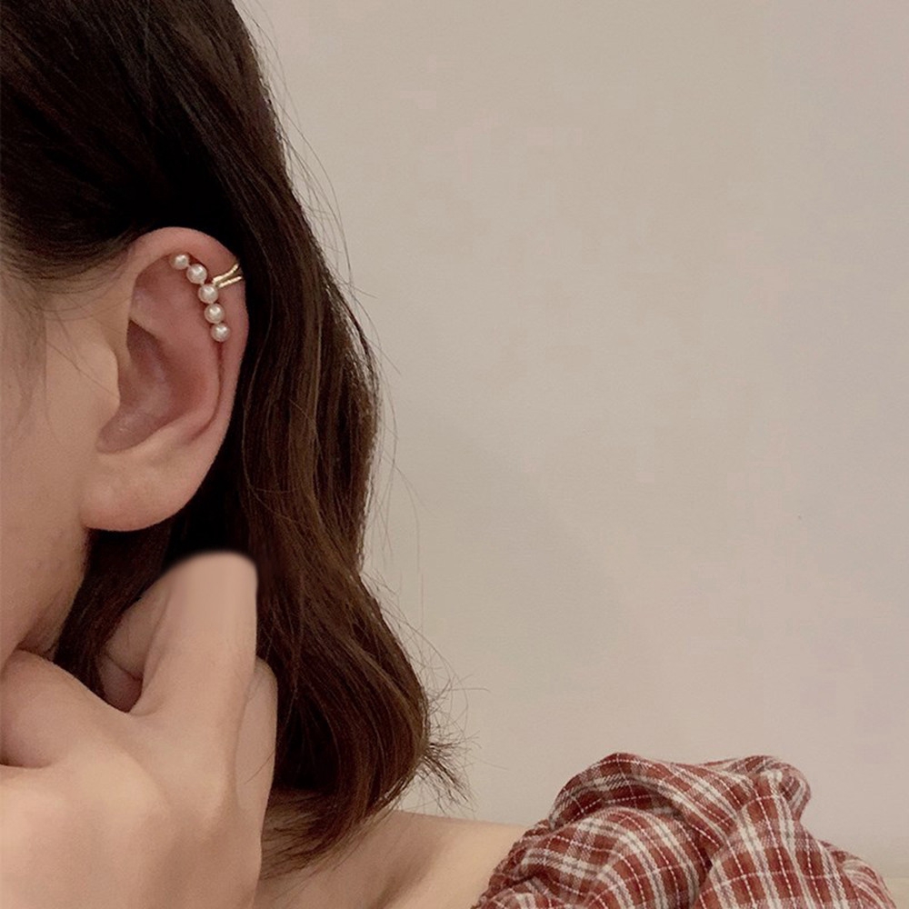 【TERSEDIA &amp; COD】1 Earrings Mutiara Sederhana Korea New Fashion Otle Jewelry Accessories # 261141322