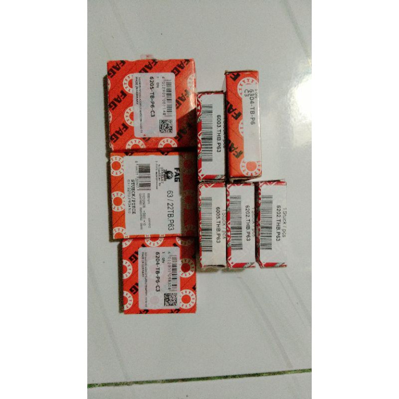 bearing full set ninja ibc dan fag bearing hi speed  ninja