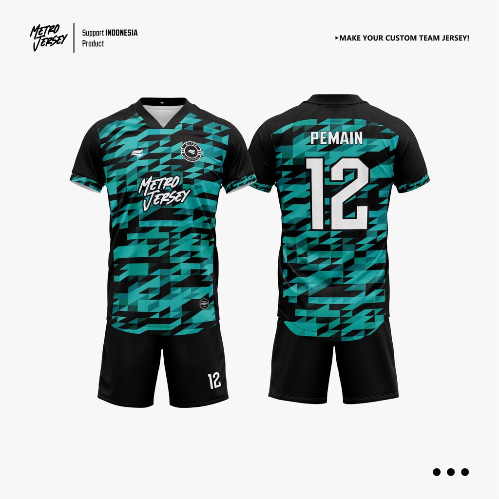 Jersey Bola Futsal Custom Free Design Full Printing Abstract Shopee Indonesia