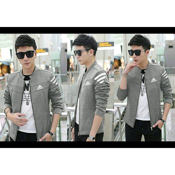 Jaket Pria Trendy Line Shoulder & Jaket Trendy EXO Man