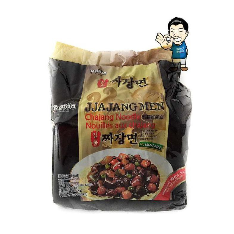 

{BISA COD} Paldo Jjajangmen- Jjangmyeon Black Bean Sauce Noodle- Mie Instant Paket isi 4pc