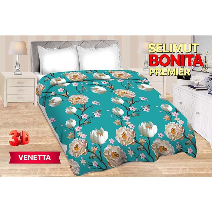 BONITA PREMIER Selimut - Selimut Bonita Premier Tebal 160x200 cm Motif Venetta Promo Termurah Terlar