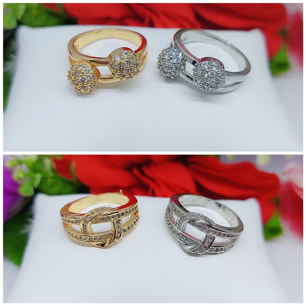 Cincin Xuping Permata Lapis Emas 66A-69A