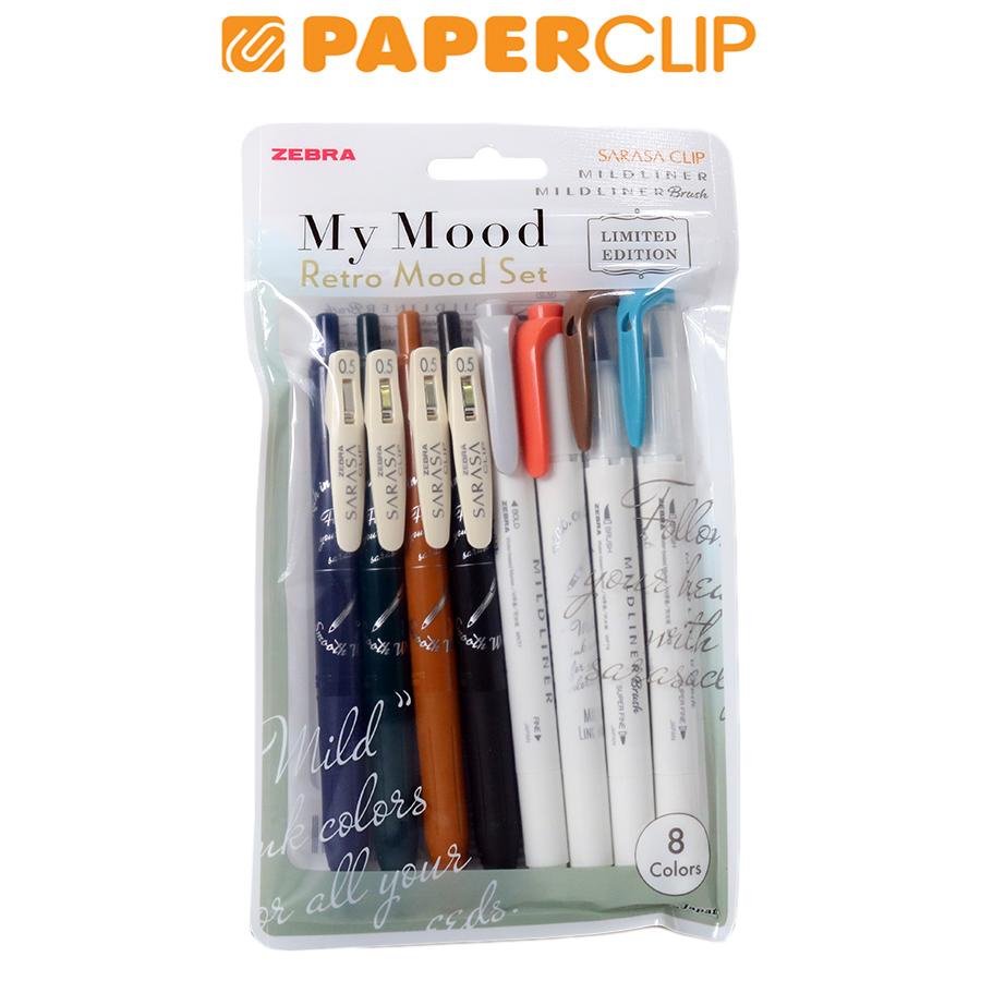 

BALLPOINT ZEBRA MILINER MOOD RETRO 8 SET