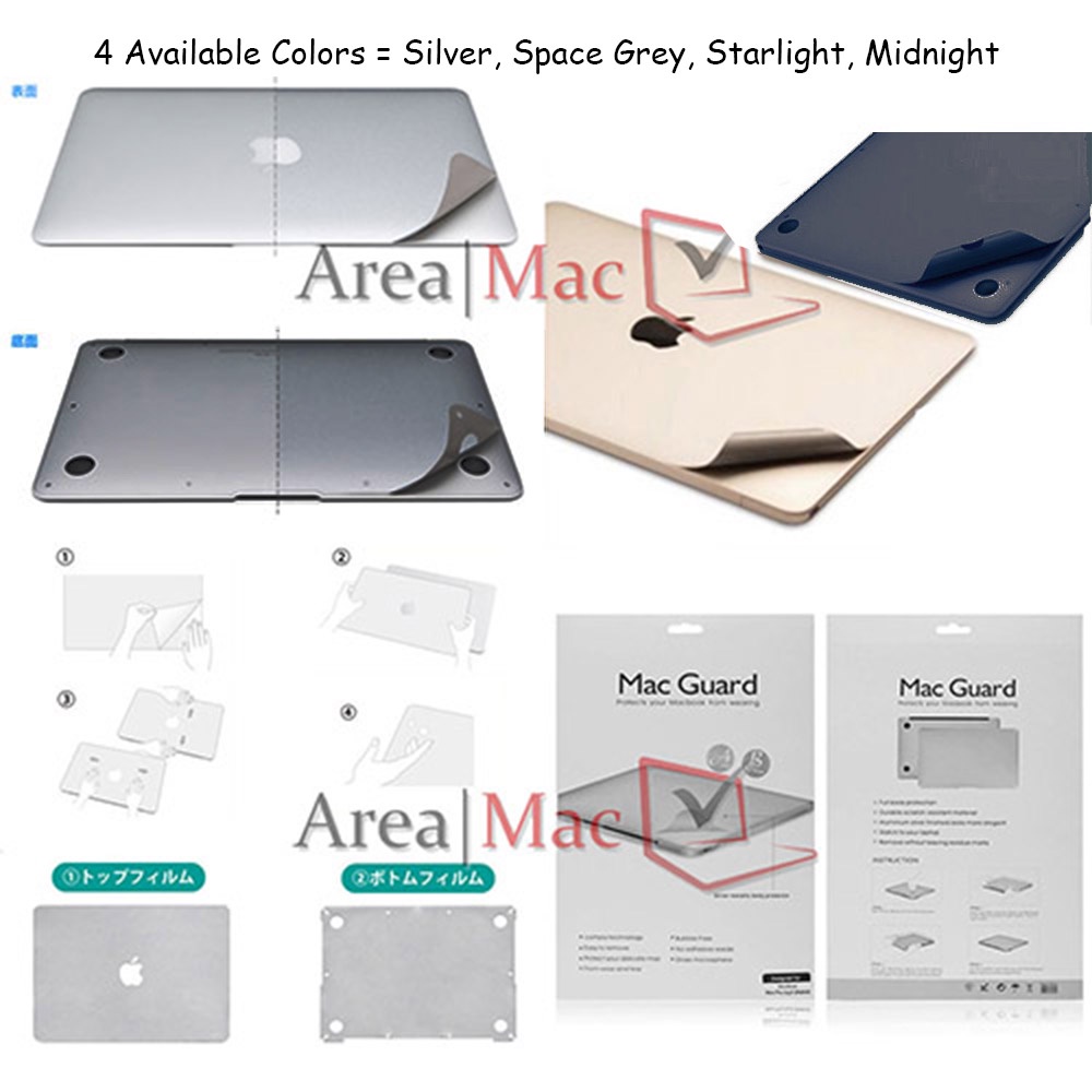 Mac Cover Skin Guard Protector Macbook Air M2 13.6 Inch 2022