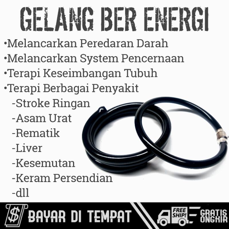 Gelang Kesehatan Keseimbangan Pengait Magnet Isi Air Gelang Kesehatan Keseimbangan Pengait Magnet Isi Air