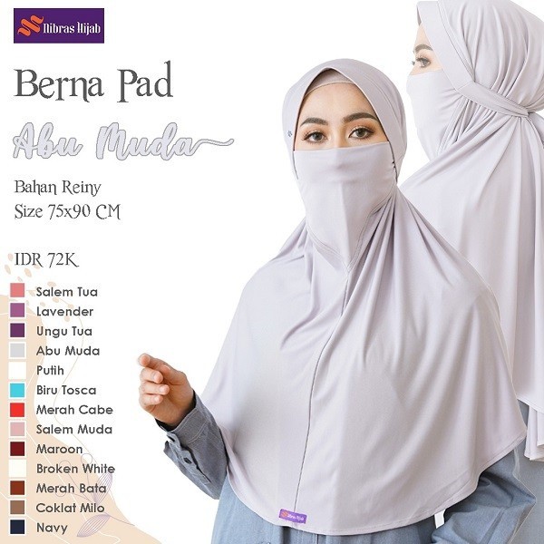 NIBRAS HIJAB BERNA PAD HIJAB MASKERMUSLIMAH