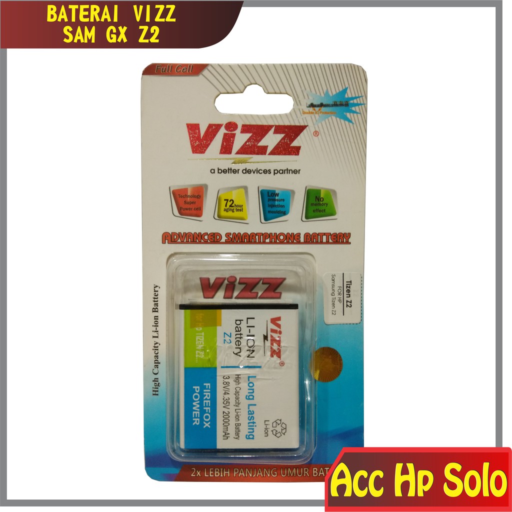 BATERAI BATERE BATRE SAMSUNG GALAXY Z2 VIZZ DOUBLE POWER