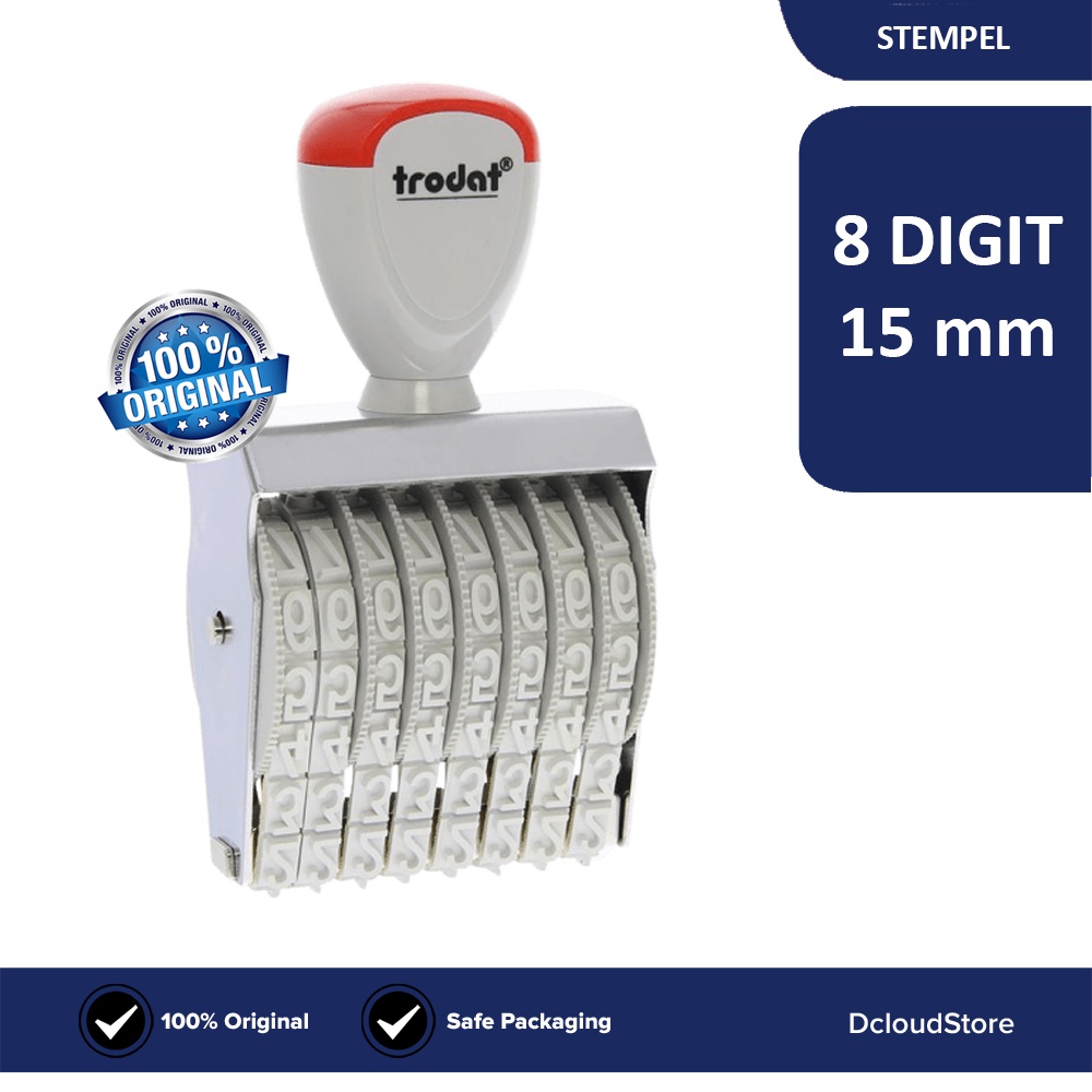 

Stempel Manual 8 Digit Trodat Cap Stempel Angka Nomer Nomor 15 mm