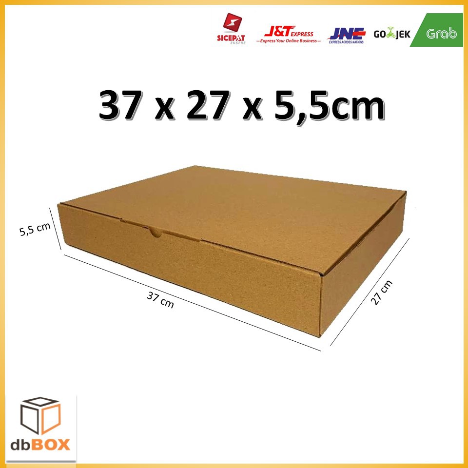 Kardus 37x27x5,5 cm | Box Die Cut & Easy Usage | Box Donut Isi 12-2