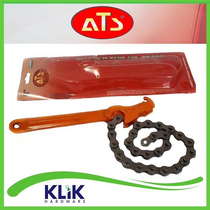 ATS Kunci Oli Filter 8 Inch Rantai 200 mm - Oil Filter Wrench Chain 8&quot;