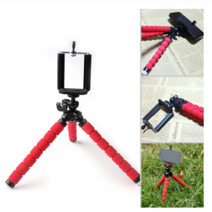 [SELFIYUK] - Mini Tripod Octopus for Action Camera - XTK75 - Black