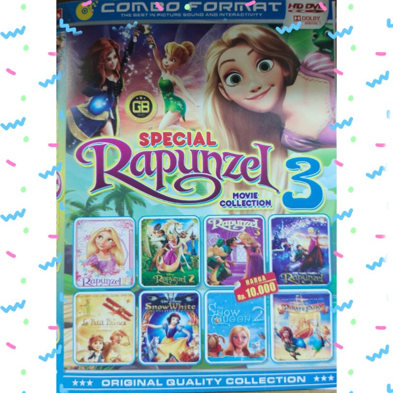 Kaset Koleksi Kartun Anak Rapunzel Movie