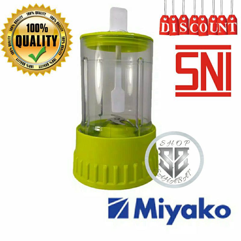 WETMILL GELAS PISAU BUMBU BLENDER MIYAKO MODEL BARU GEAR PLASTIK TIPE 101 102 151 152 501