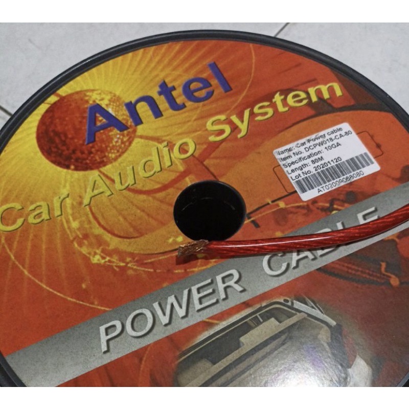 Kabel 8mm 1x0.8mm Awg8 Car Audio System