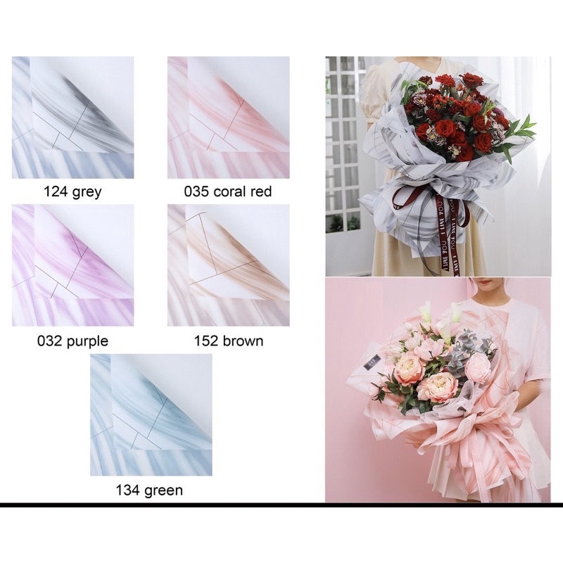 

kertas buket cellophane aurora gradasi