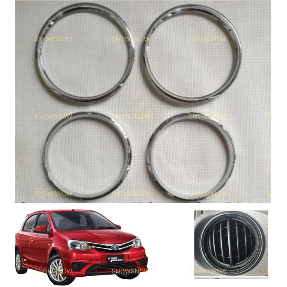 Cover Ring AC Toyota Etios Chrome