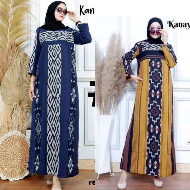 GAMIS TENUN WANITA MUSLIM GAMIS MAXI TENUN TROSO AIDA SIREN MAXI DRESS BY RAYYA - MAXI DRESS TENUN T