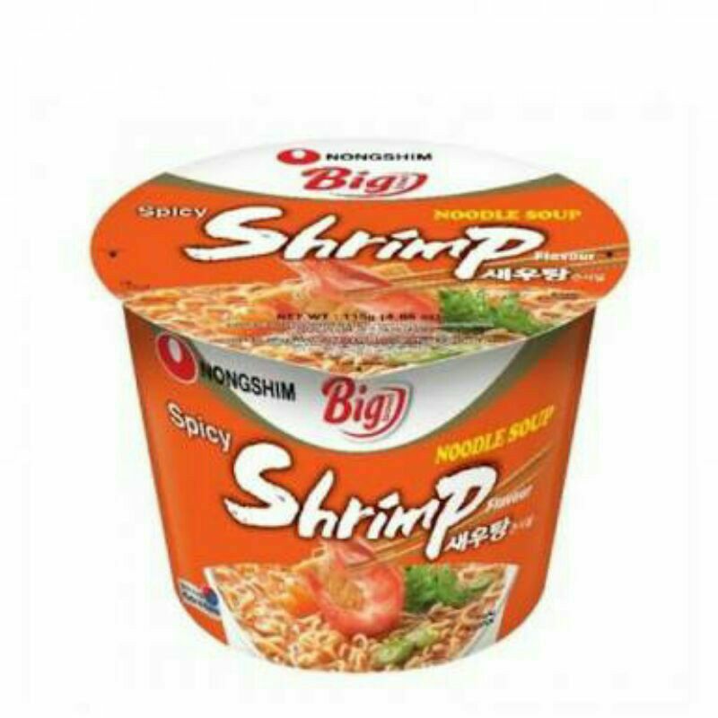

Nongshim Big bowl noodle shrim 115 Gr -made in korea