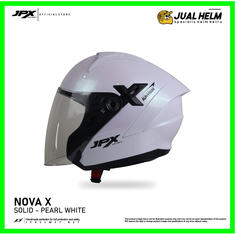 Helm JPX Nova X Pearl White