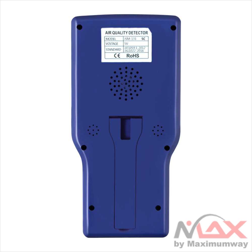 KKMOON Alat Detector CO2 Sensor Gas Analyzer TVOC HCHO AQI - JSM131 Warna Biru