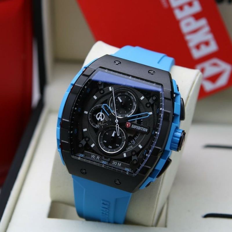 Jam Tangan Expedition E 6782 Pria / E6782 MC Sky Blue Original