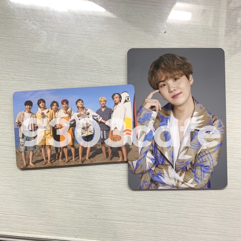 [take all only] BTS BUTTER GROUP PEACHES + MPC MAGIC SHOP JAPAN SUGA YOONGI PC PHOTOCARD