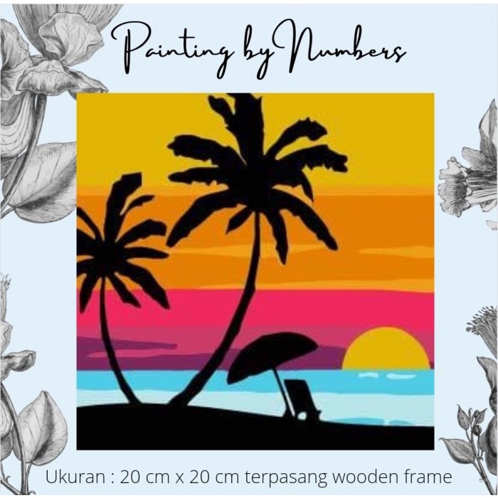 

Produk Terbaru Diy Painting By Number 20X20Cm Kerajinan Tangan - Beach 2