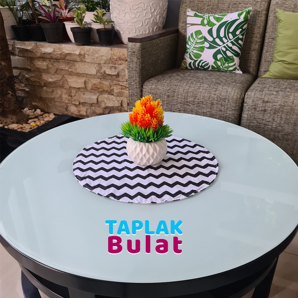 Taplak Meja Minimalis Bulat / taplak meja model buat cocok untuk ruang tamu