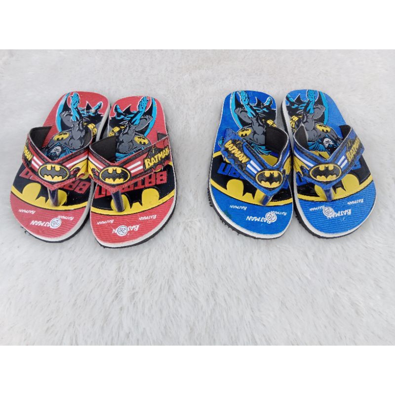 Sandal Jepit Anak laki laki Motif BTMN Terbaruuu