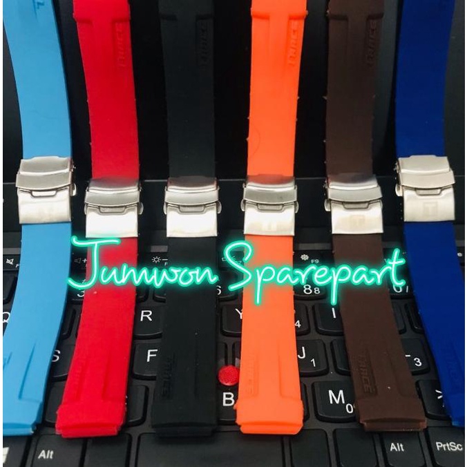 Tali Rubber Jam Tangan Tissot Trace T-Rce Strap Rubber Tissot Terbaru