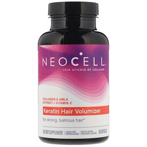 Neocell Keratin Hair Volumizer 60 Cap ORI USA Vitamin Penumbuh Rambut