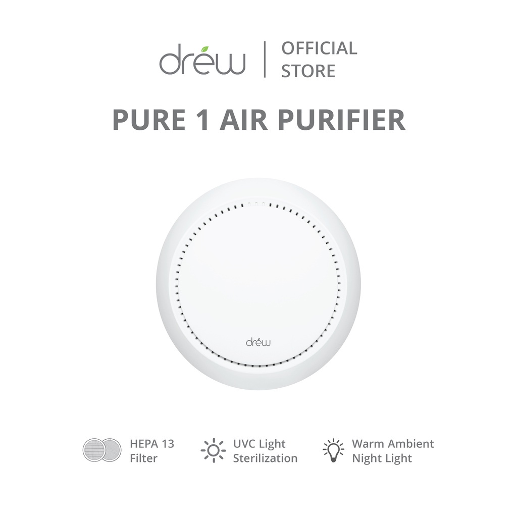 DREW Air Purifier - PURE 1 / Pembersih Udara / Purifier Hepa Filter