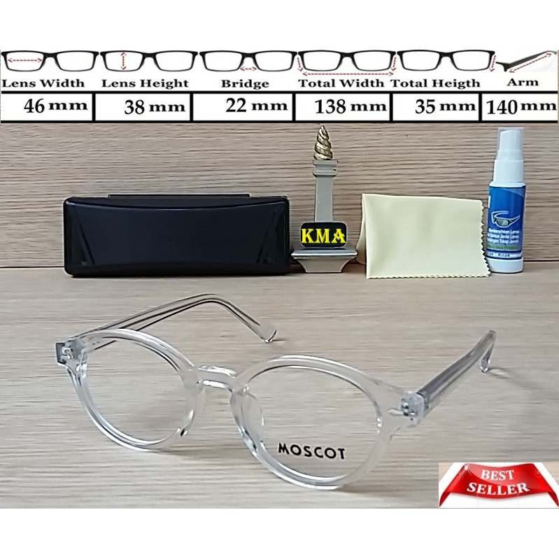 kacamata minus / frame moscot / frame bulat / kacamata moscot